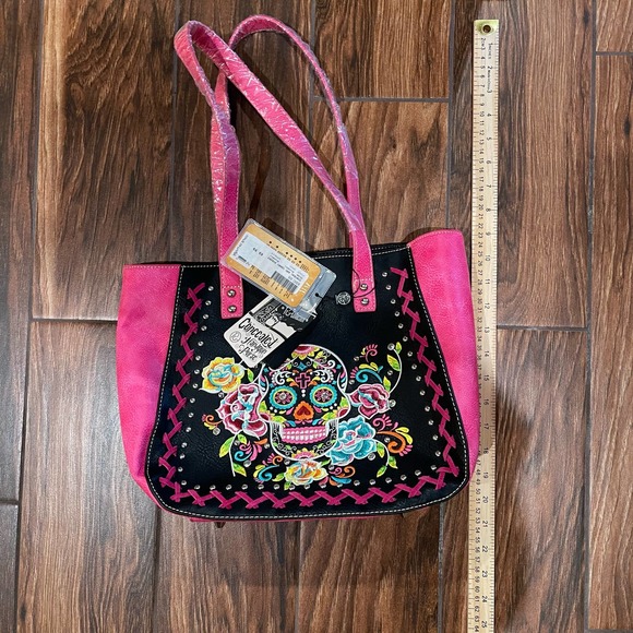 P&G Sugar Skull Conceal & Carry Purse NWT - Picture 7 of 7